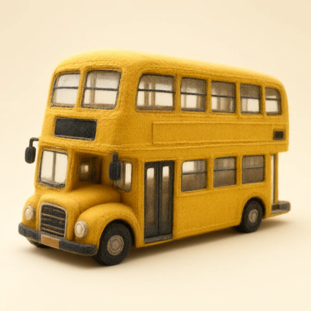 Original WonderBear word illustration of bus