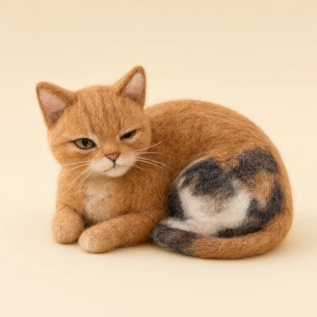 Original WonderBear word illustration of cat